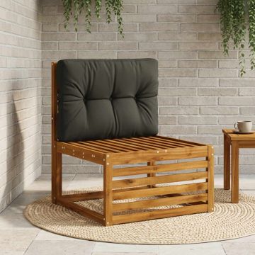 Cuscino per schienale di pallet VIANEN 100% Poliestere Nero
