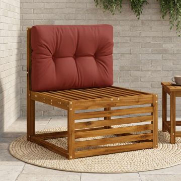 Cuscino per schienale di pallet VIANEN 100% Poliestere Rosso