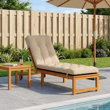 Cuscino per Lettino VIANEN 100% Poliestere Crema