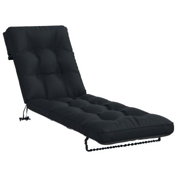 Cuscino per Lettino VIANEN 100% Poliestere Blu Scuro