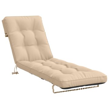 Cuscino per Lettino VIANEN 100% Poliestere Crema