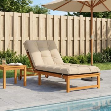 Cuscino per Lettino VIANEN 100% Poliestere Crema