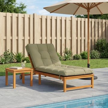 Cuscino per Lettino VIANEN 100% Poliestere Verde chiaro