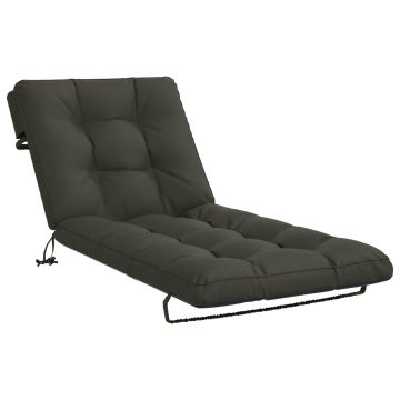 Cuscino per Lettino VIANEN 100% Poliestere Antracite