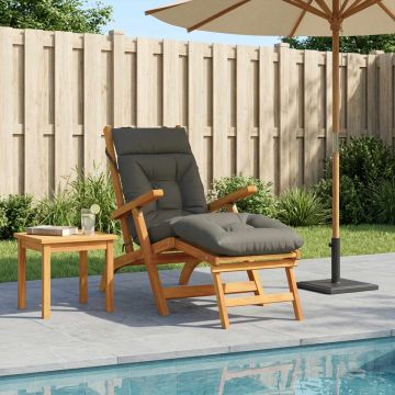 Cuscino per Lettino VIANEN 100% Poliestere Grigio