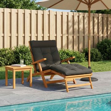 Cuscino per Lettino VIANEN 100% Poliestere Antracite