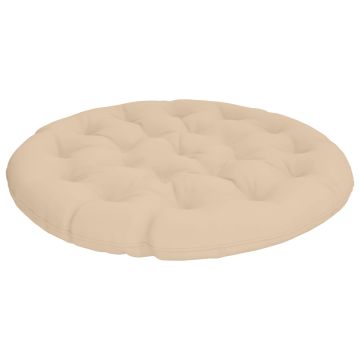 Cuscino per Sedia Papasan VIANEN 100% Poliestere Crema