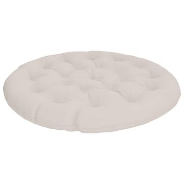 Cuscino per Sedia Papasan VIANEN 100% Poliestere Bianco